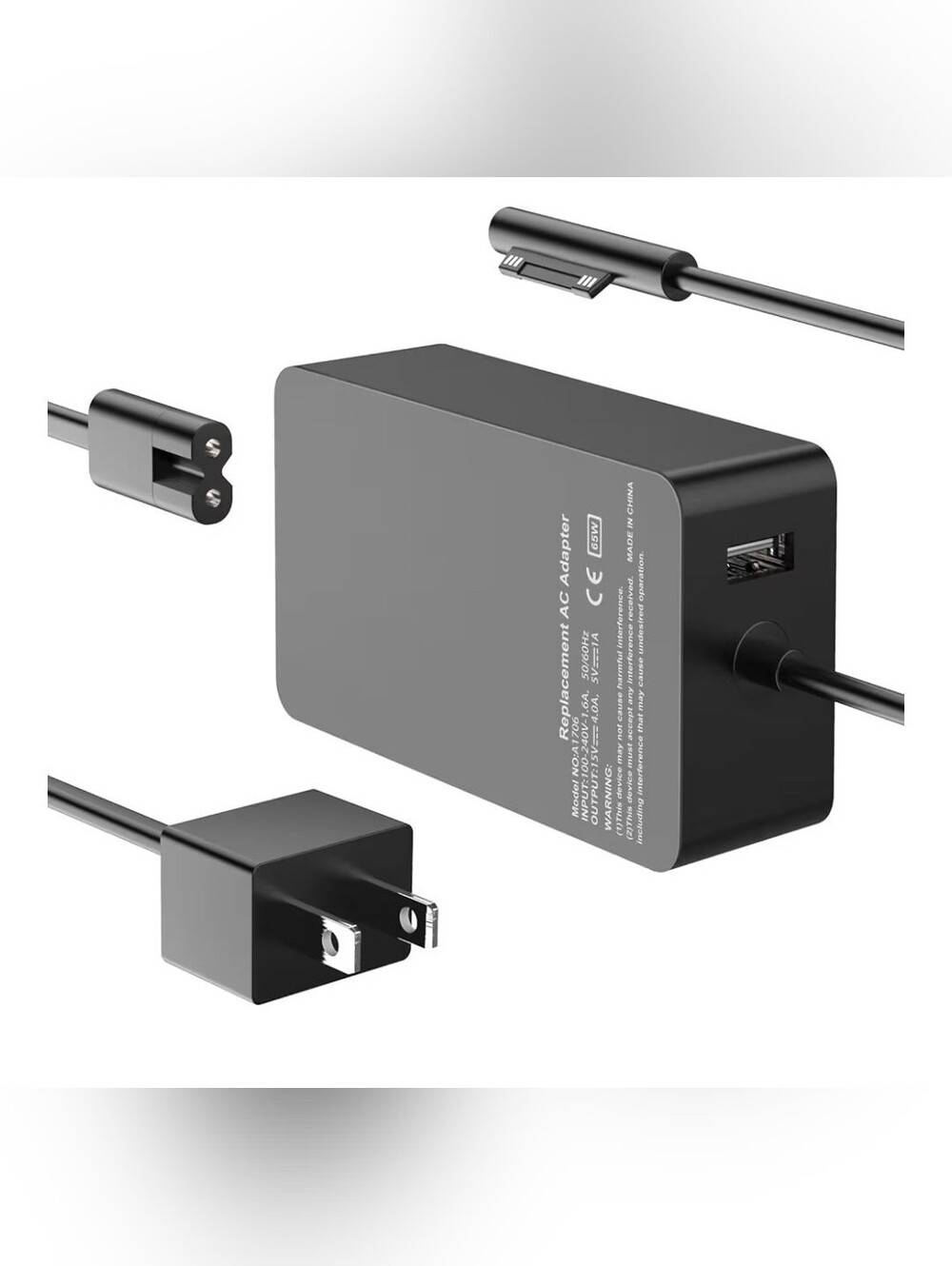 Genuine Microsoft Surface Pro Charger 65W for Surface Pro 3/4/5/6/7/8/9/X
